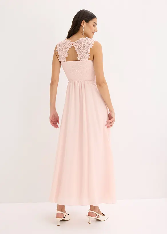 Robe longue avec dentelle, bonprix