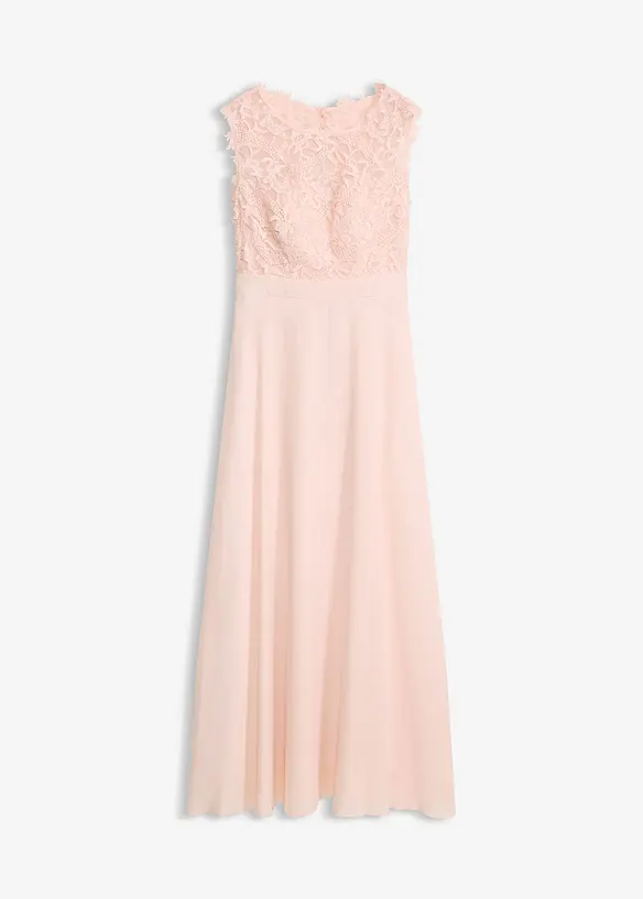 Robe longue avec dentelle, bonprix