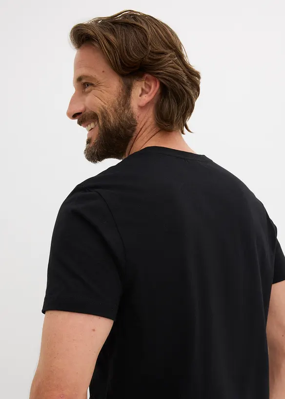 T-shirt 100% coton, slim, bonprix