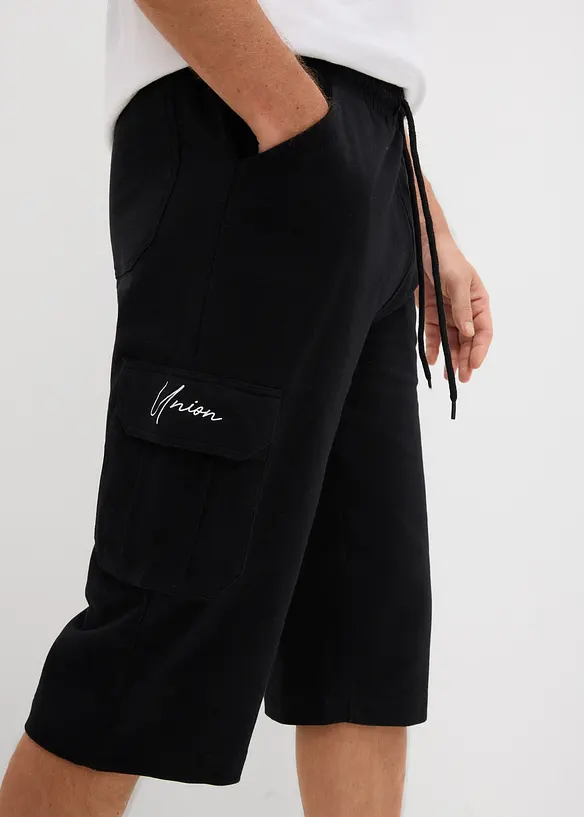 T-shirt et bermuda long cargo 100% coton (ens. 2&nbsp;pces), bonprix