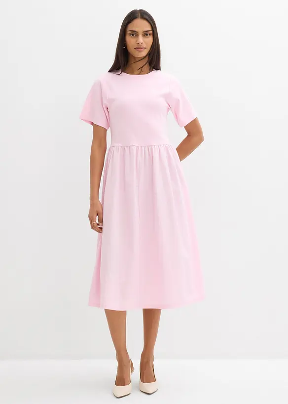 Robe midi 100% coton, bonprix