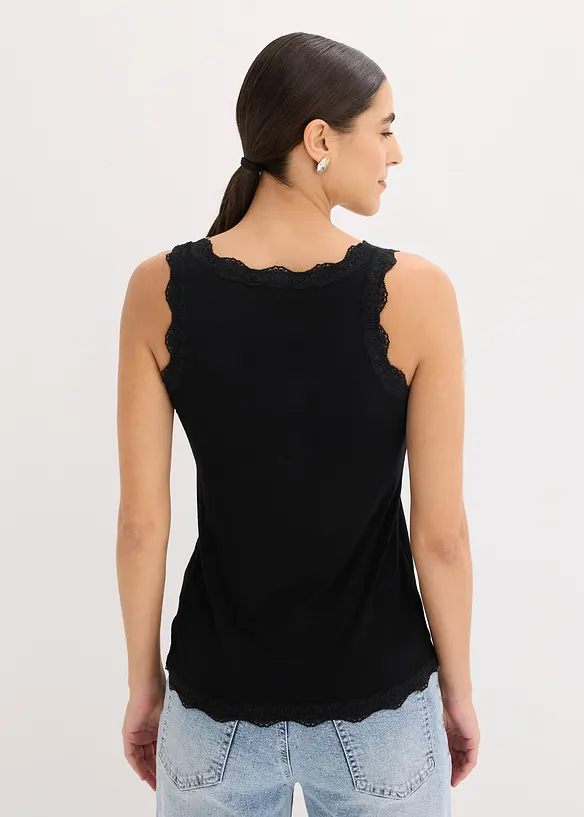 Tops &agrave; dentelle, bonprix