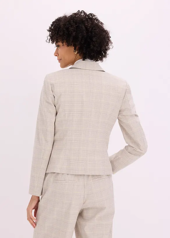 Blazer &agrave; carreaux &eacute;cossais, bonprix