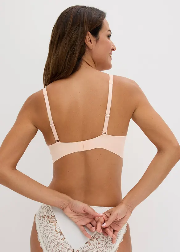 Soutien-gorge Feel Comfort rembourr&eacute;, sans armatures, d&eacute;coupes laser, bonprix