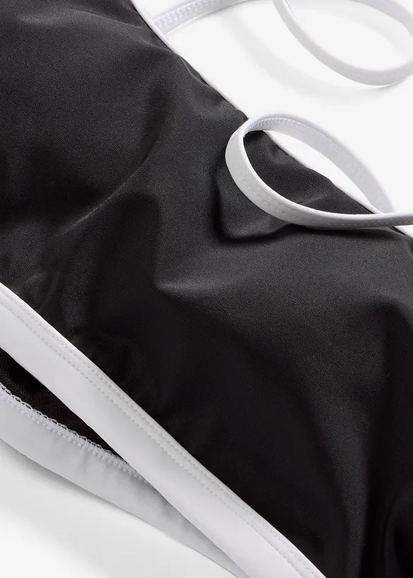 Haut de maillot brassi&egrave;re &agrave; liser&eacute; contrastant, bonprix