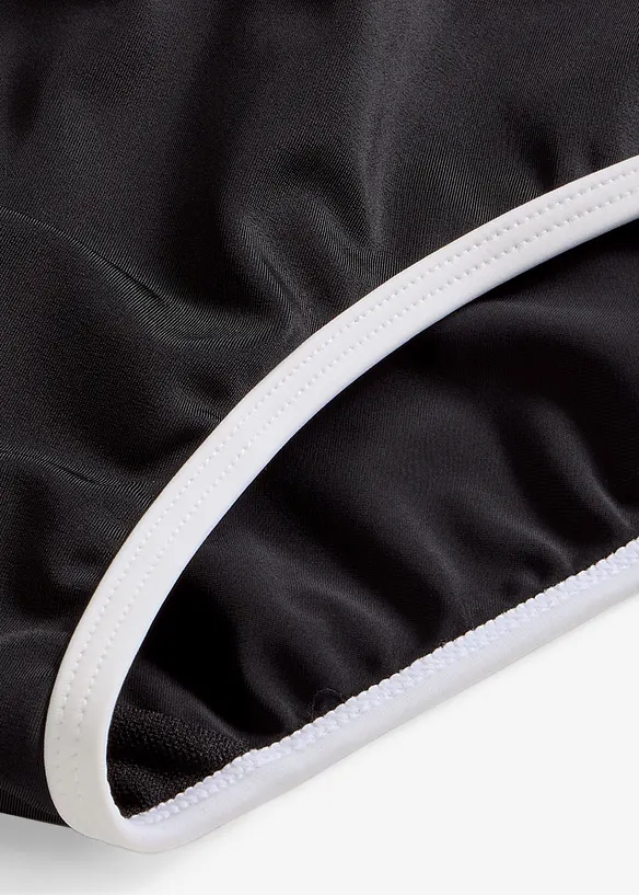 Bas de maillot avec liser&eacute; blanc contrastant, bonprix