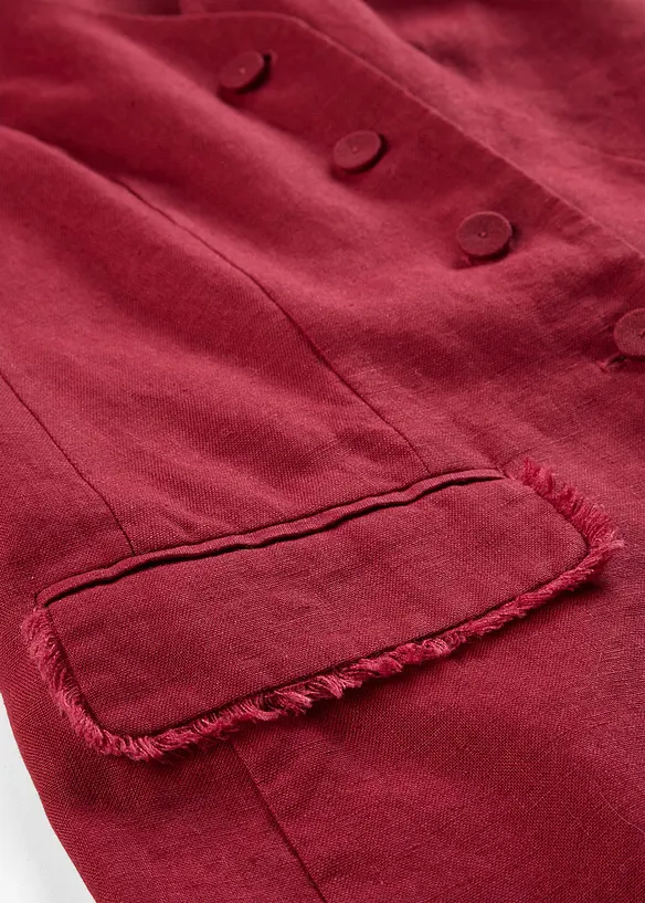 Veste de costume sans manches 100% lin, bonprix