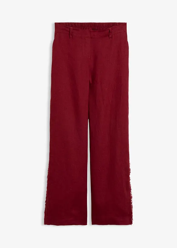 Pantalon large en lin, bonprix