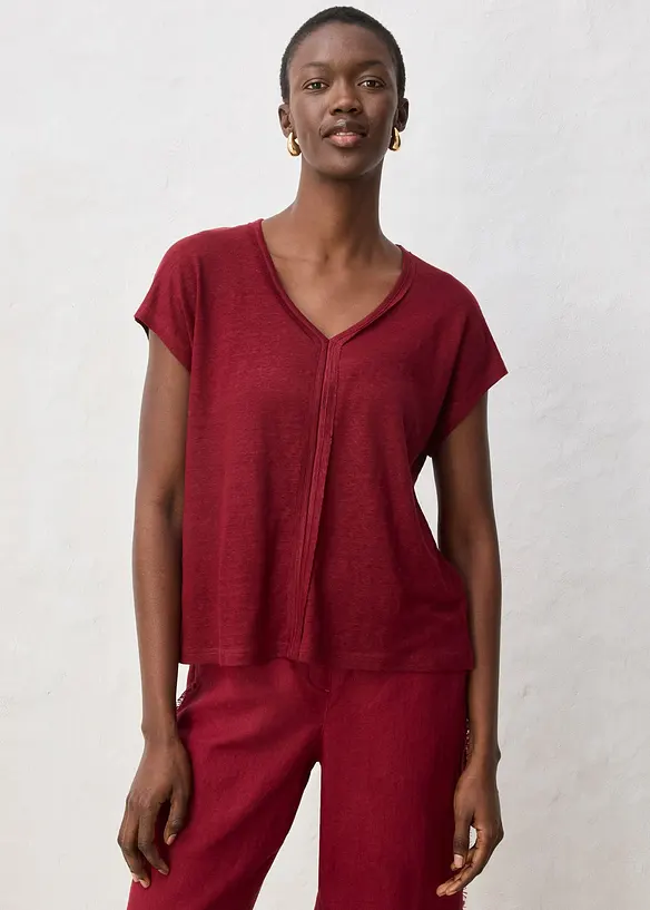 T-shirt 100% lin, bonprix