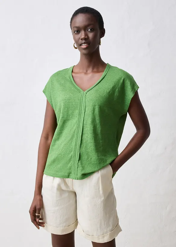 T-shirt 100% lin, bonprix