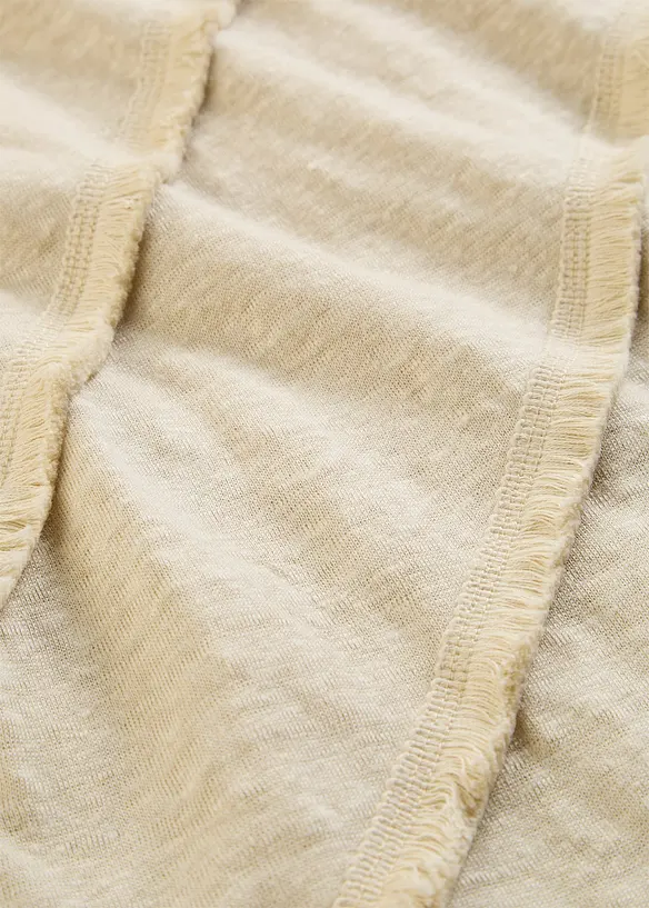 T-shirt 100% lin avec application, bonprix