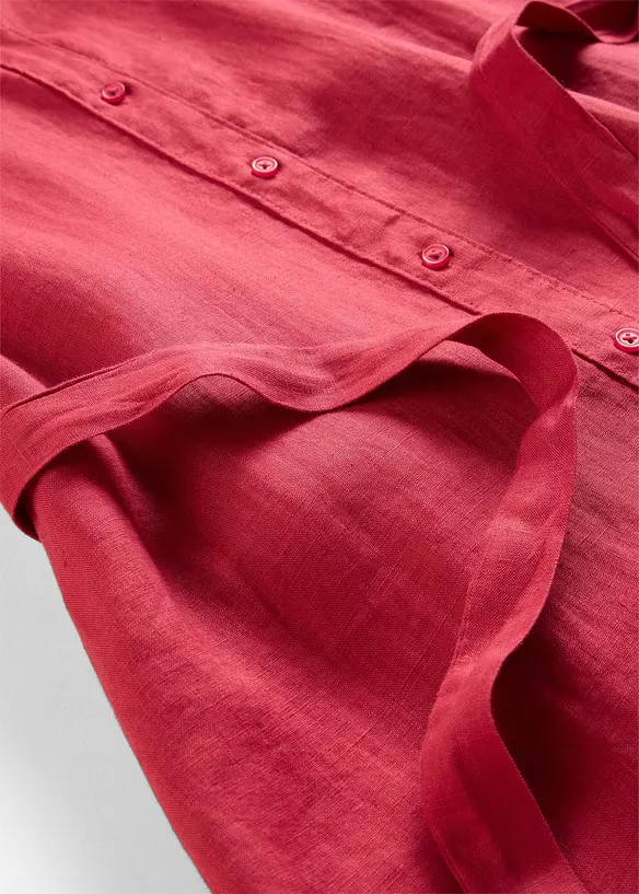 Robe-chemise 100% lin, bonprix