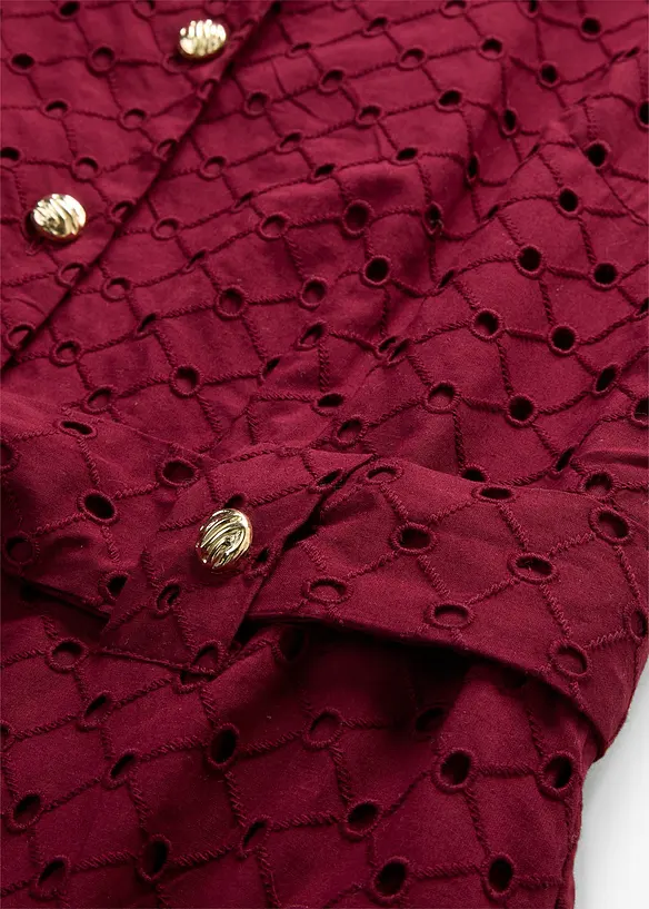 Robe-chemise en broderie anglaise, bonprix