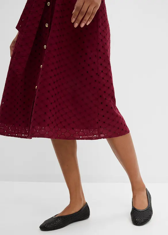 Robe-chemise en broderie anglaise, bonprix