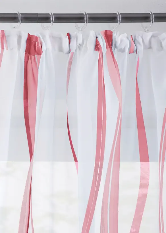 Voilage imprim&eacute; vagues (1 pce), bonprix