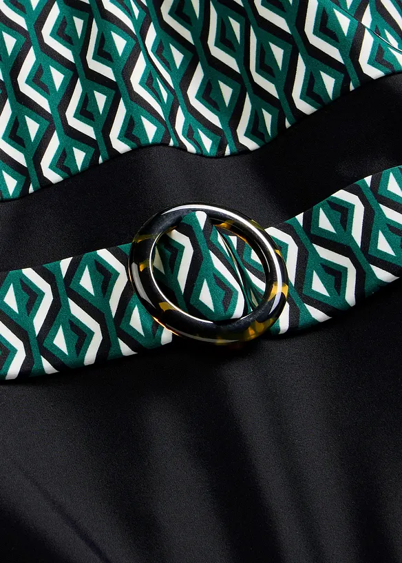 Maillot sculptant avec ceinture, maintien mod&eacute;r&eacute;, bonprix