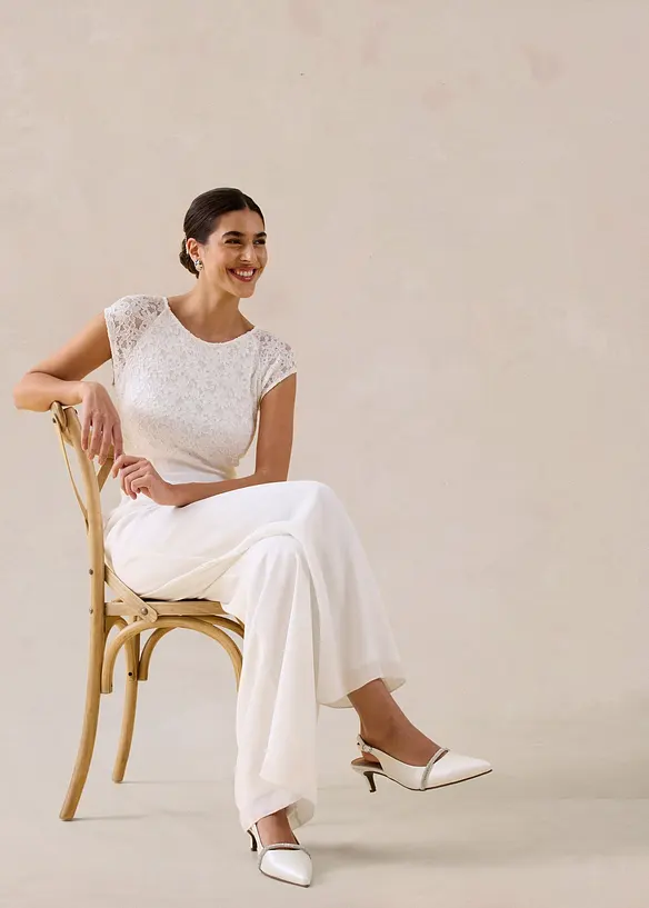 Combinaison en mousseline avec dentelle, bonprix