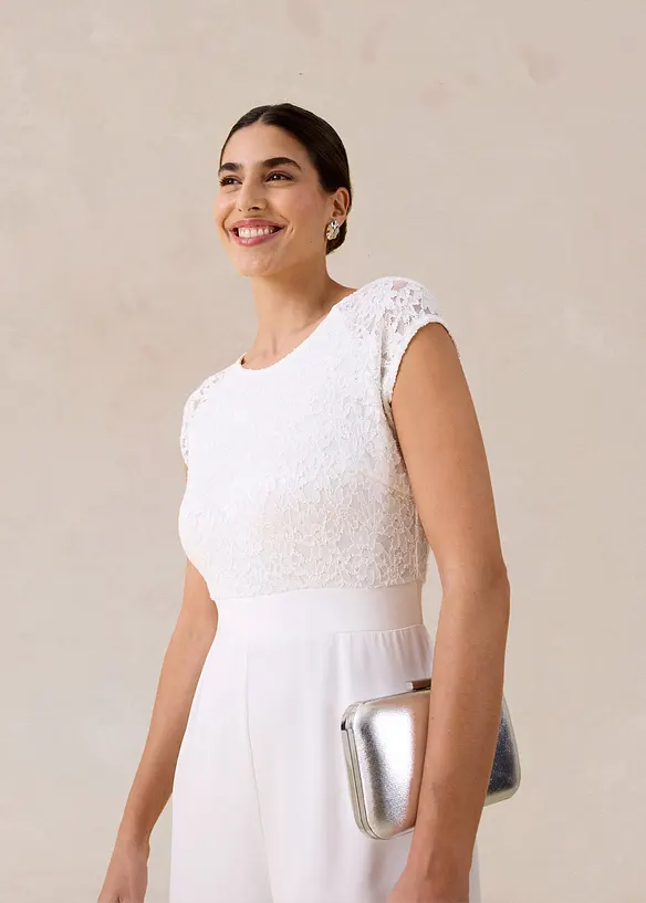 Combinaison en mousseline avec dentelle, bonprix