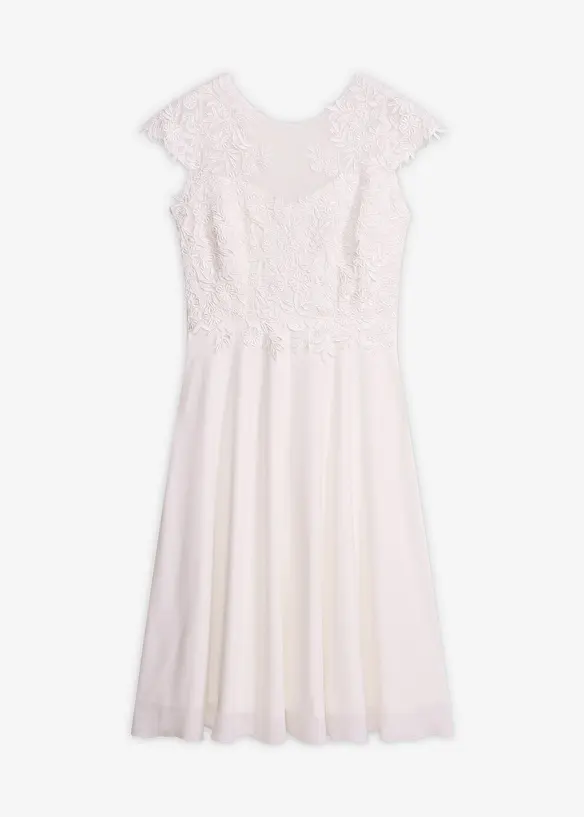 Robe de mari&eacute;e avec dentelle, bonprix
