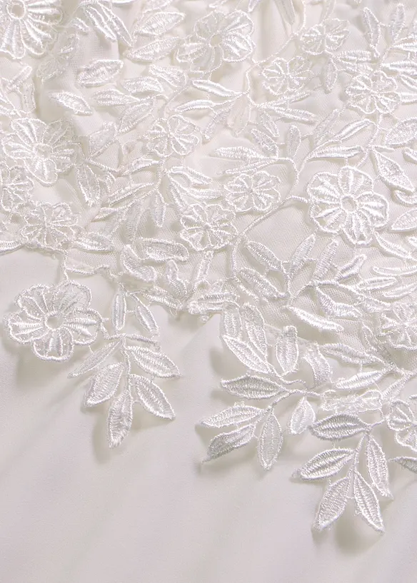 Robe de mari&eacute;e avec dentelle, bonprix