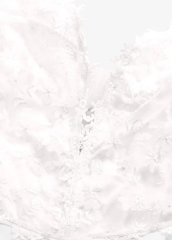 Robe de mari&eacute;e &agrave; dentelle, bonprix