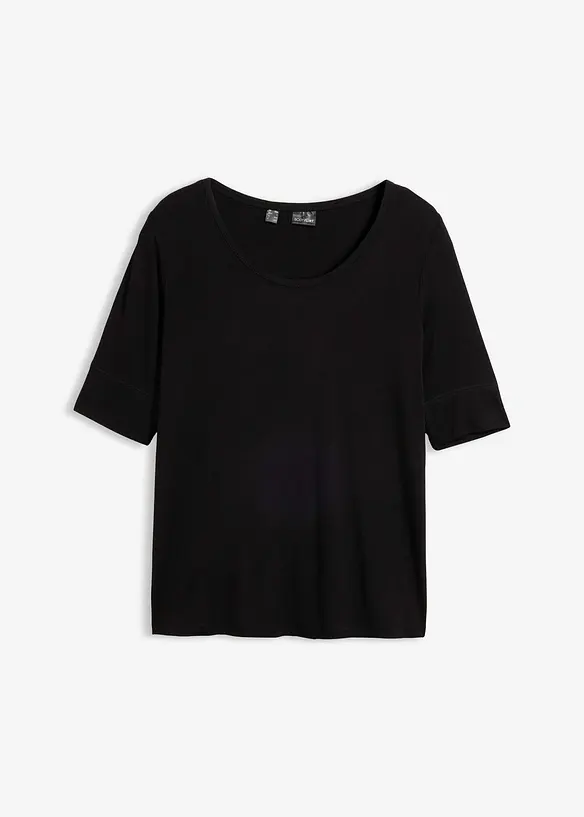 T-shirt doux en viscose extensible, bonprix