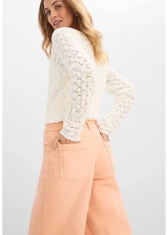 Jean large taille haute, bonprix