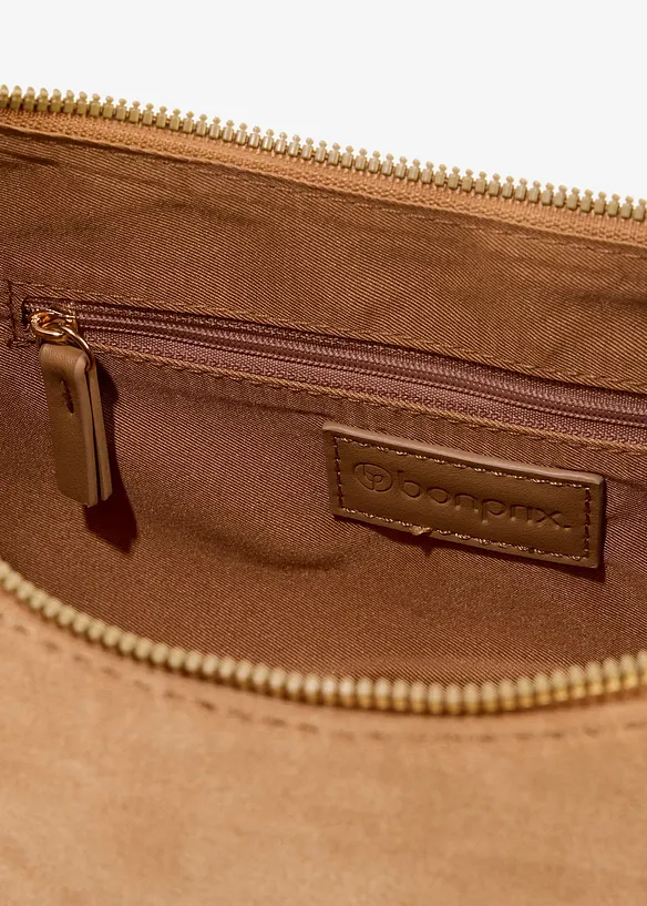 Sac &agrave; bandouli&egrave;re et anses en m&eacute;tal, bonprix