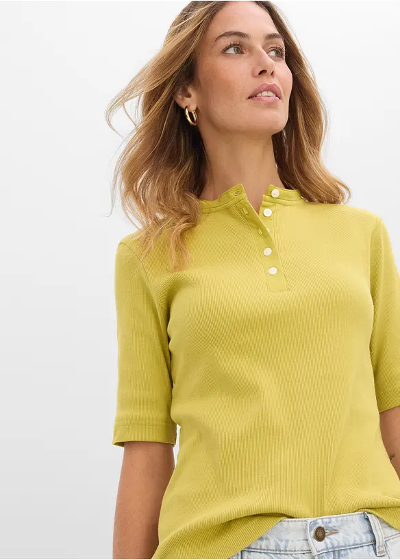 T-shirt c&ocirc;tel&eacute; 100% coton, bonprix