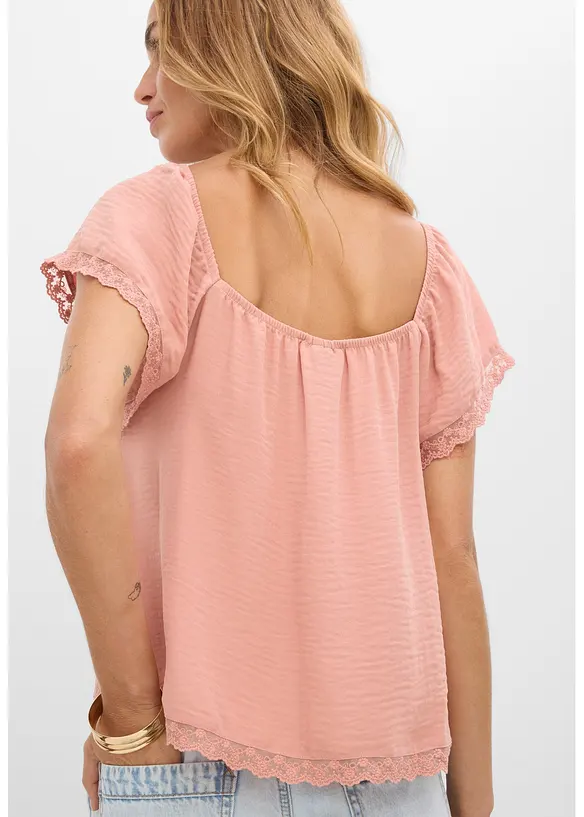 Top blouse en cr&ecirc;pe l&eacute;g&egrave;re, bonprix