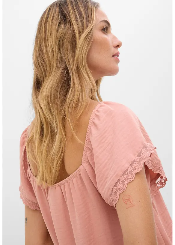 Top blouse en cr&ecirc;pe l&eacute;g&egrave;re, bonprix