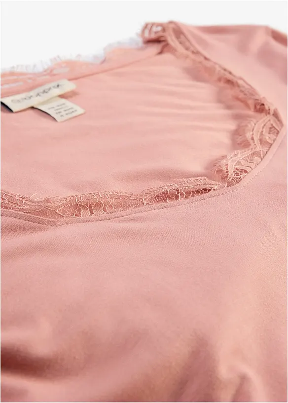 T-shirt manches longues doux, bonprix