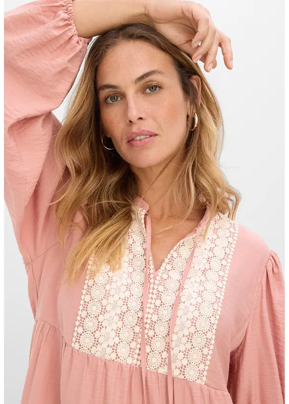 Robe midi douce, bonprix