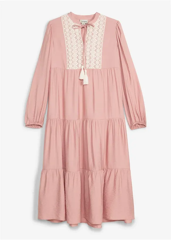 Robe midi douce, bonprix