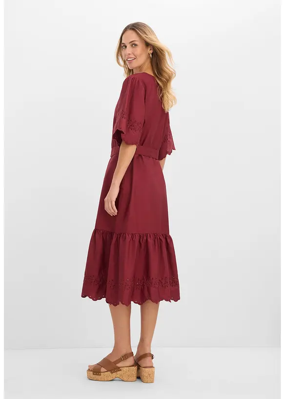 Robe midi 100% coton, bonprix