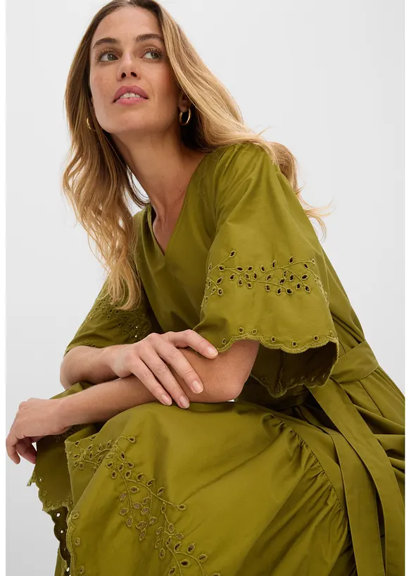 Robe midi 100% coton, bonprix