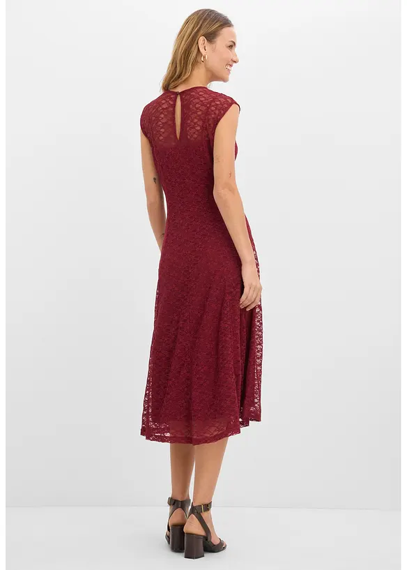 Robe &eacute;vas&eacute;e en dentelle, bonprix