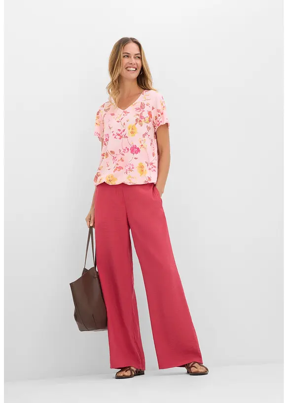 T-shirt &agrave; imprim&eacute; floral, bonprix