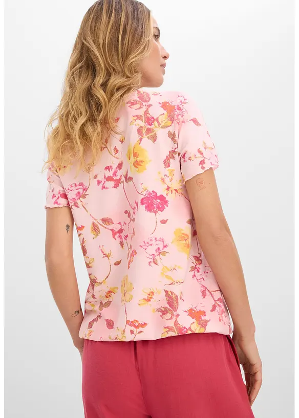 T-shirt &agrave; imprim&eacute; floral, bonprix