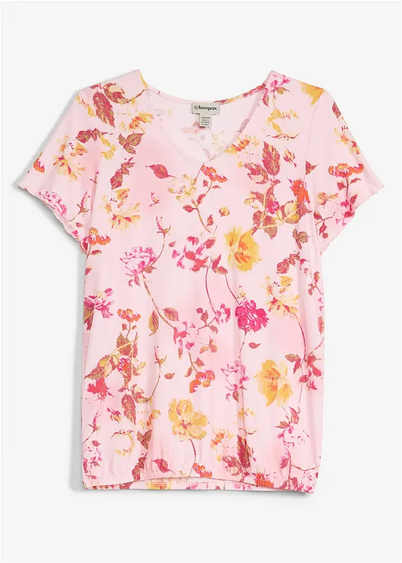 T-shirt &agrave; imprim&eacute; floral, bonprix