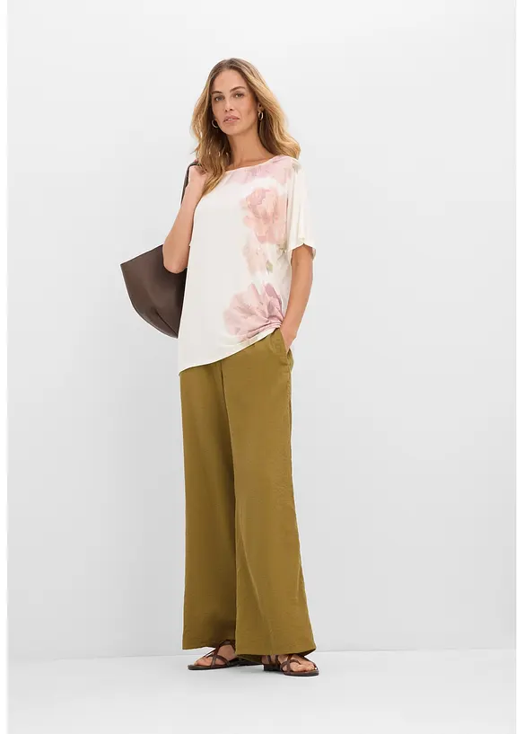 T-shirt doux en viscose extensible, bonprix