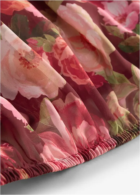 Blouse &agrave; base effet boule, bonprix