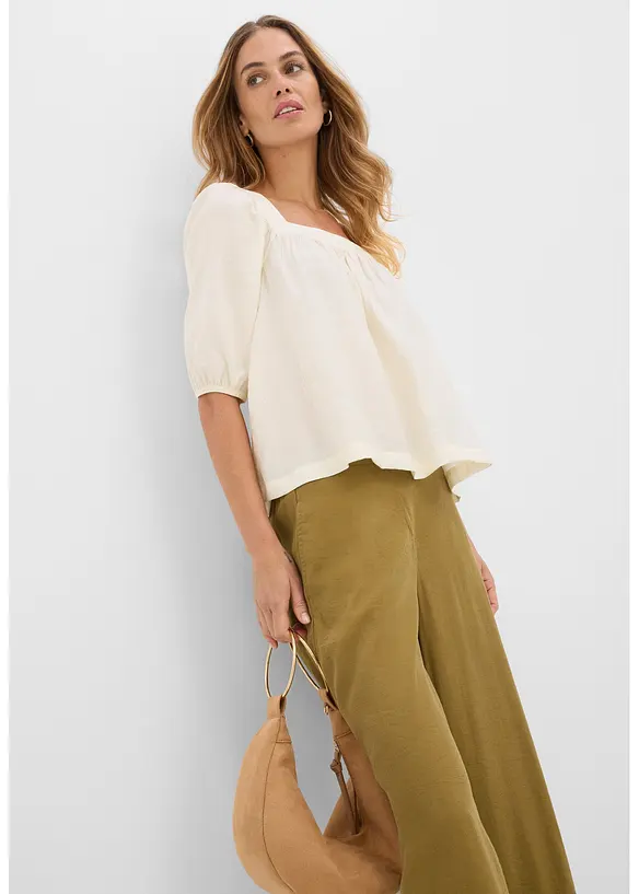 Blouse &agrave; effet froiss&eacute;, bonprix