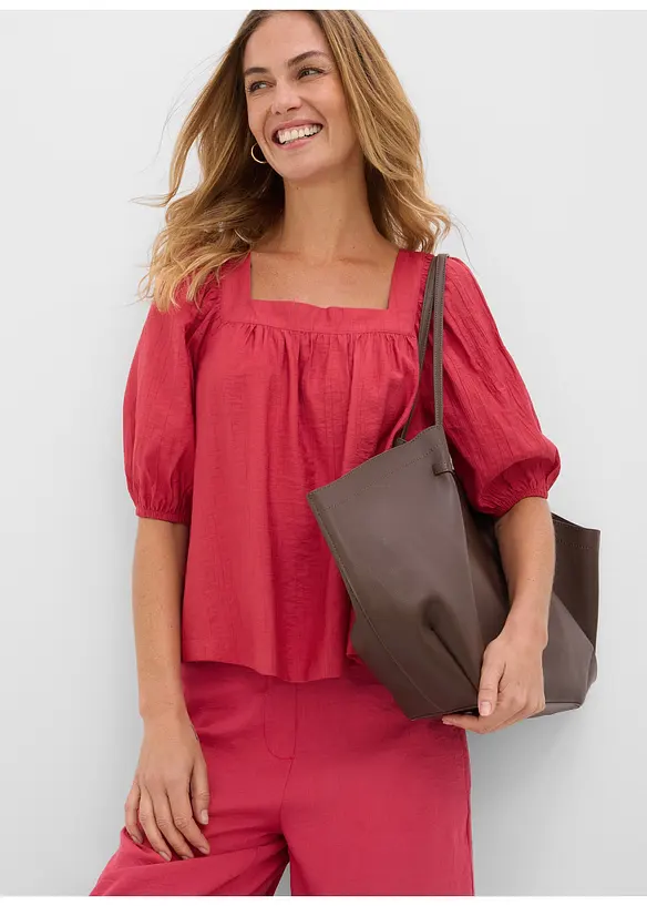 Blouse &agrave; effet froiss&eacute;, bonprix