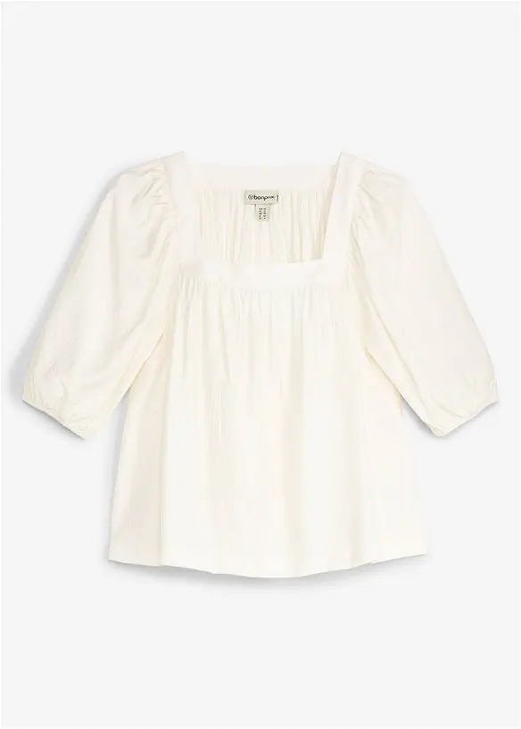 Blouse &agrave; effet froiss&eacute;, bonprix