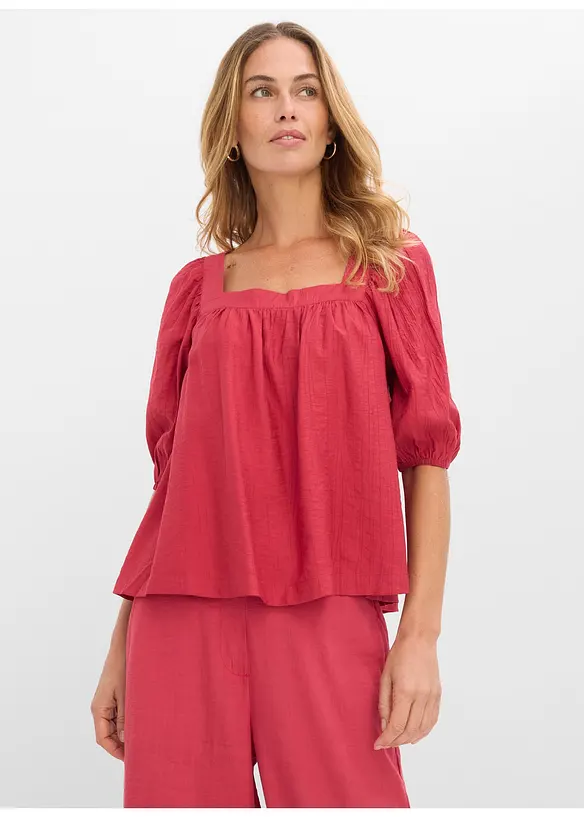 Blouse &agrave; effet froiss&eacute;, bonprix