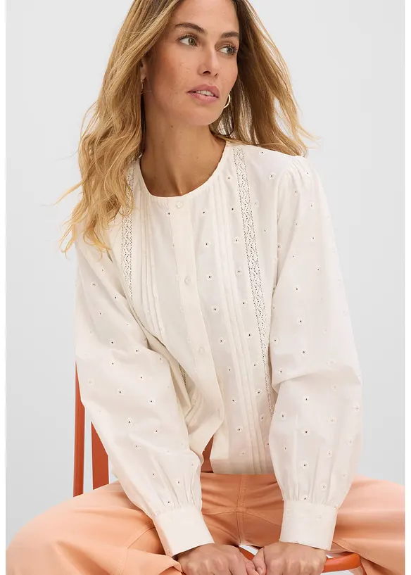 Chemisier en popeline solide, bonprix