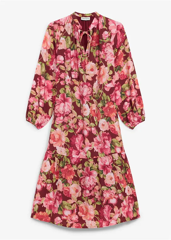 Robe midi fluide, bonprix