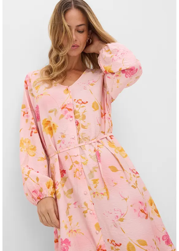 Robe midi douce, bonprix