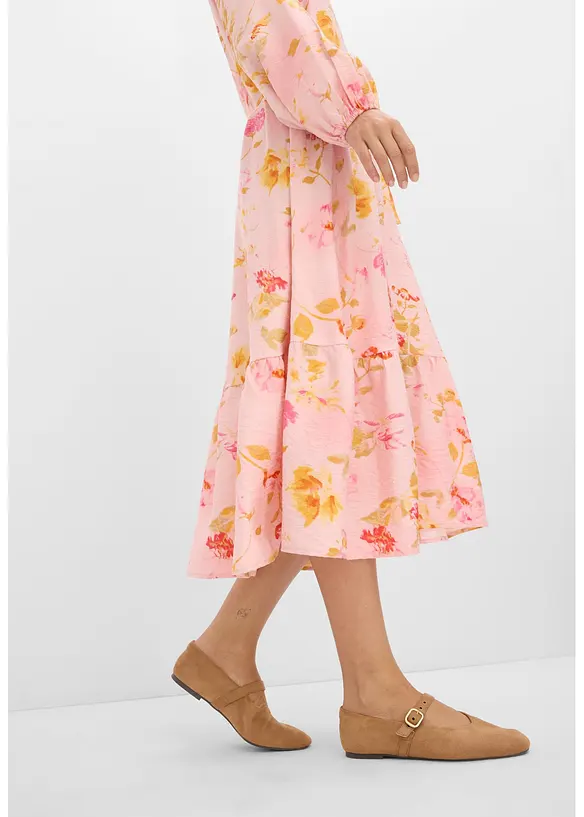 Robe midi douce, bonprix